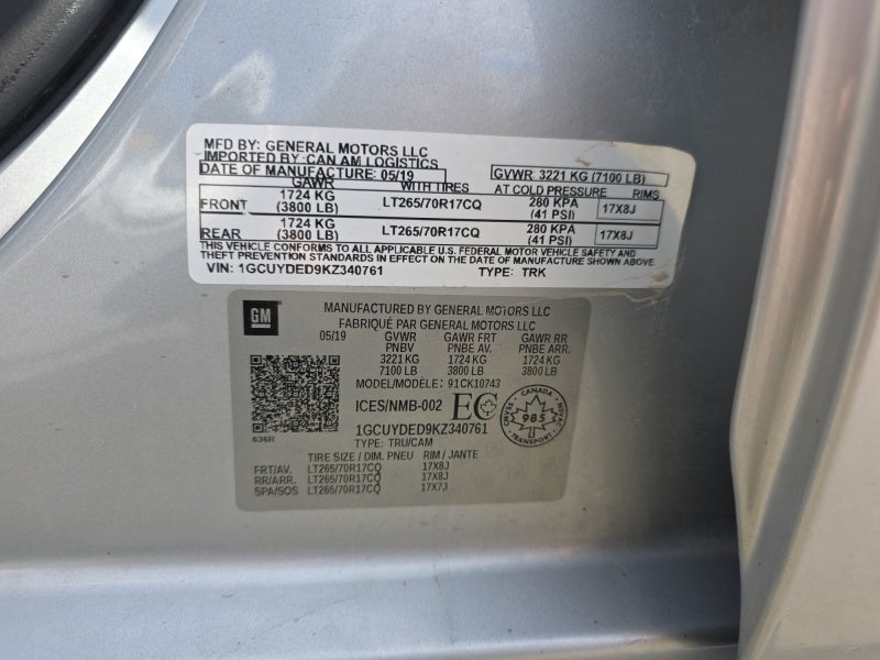 2019 Chevrolet Silverado 1500 LT