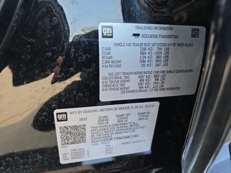 2022 Chevrolet Silverado 1500 LTZ