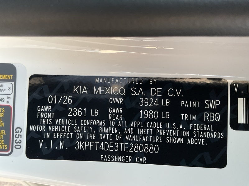 2026 Kia K4 LX