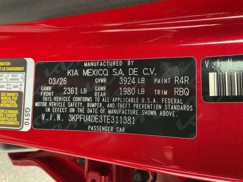 2026 Kia K4 EX