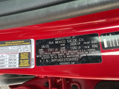 2026 Kia K4 EX