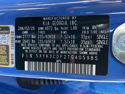 2026 Kia Sportage EX