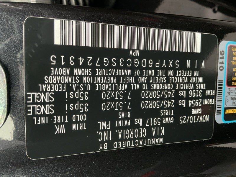 2025 Kia Telluride S