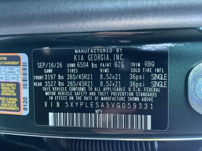2027 Kia Telluride Hybrid X-Line SX-Prestige