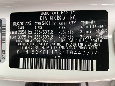 2026 Kia Sorento S