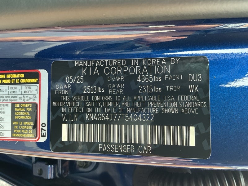 2026 Kia K5 GT-Line