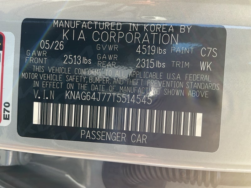 2026 Kia K5 GT-Line