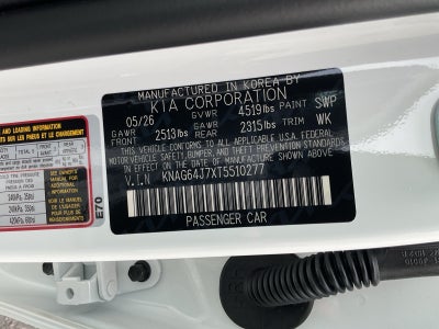 2026 Kia K5 Base