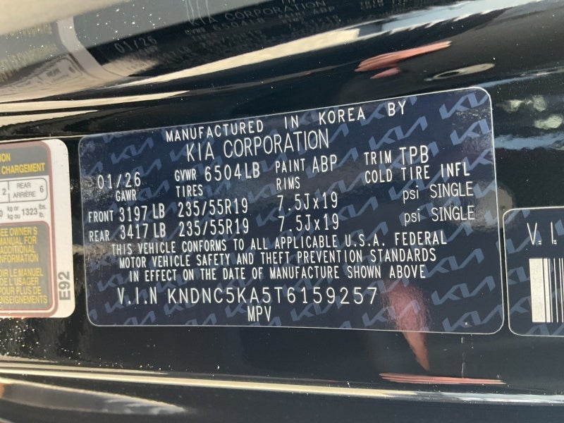 2026 Kia Carnival Hybrid EX