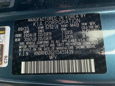 2026 Kia Sorento Hybrid EX