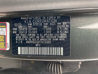 2026 Kia Sorento Hybrid EX