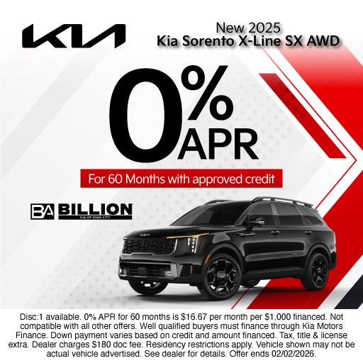 NEW 2025 KIA SORENTO X-LINE SX