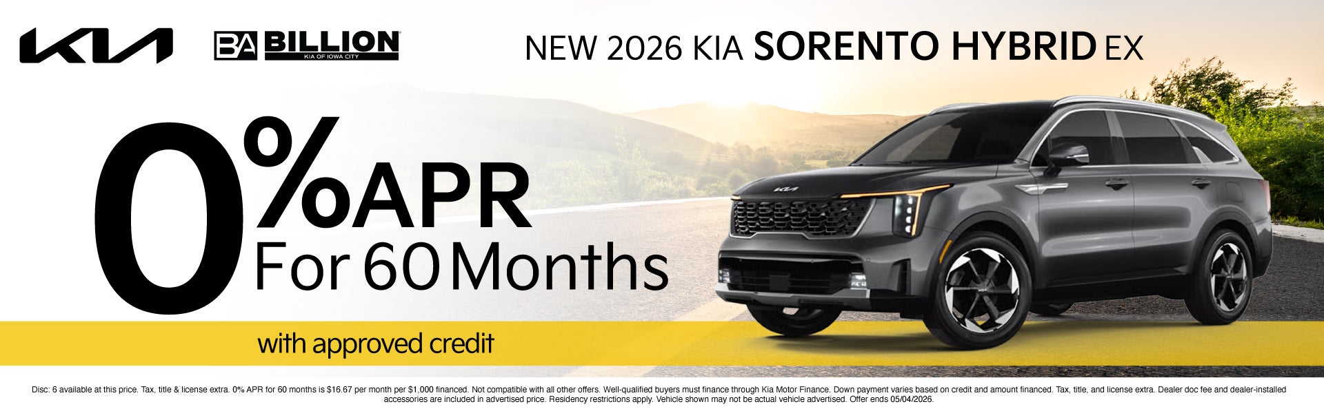 KIA OFFER