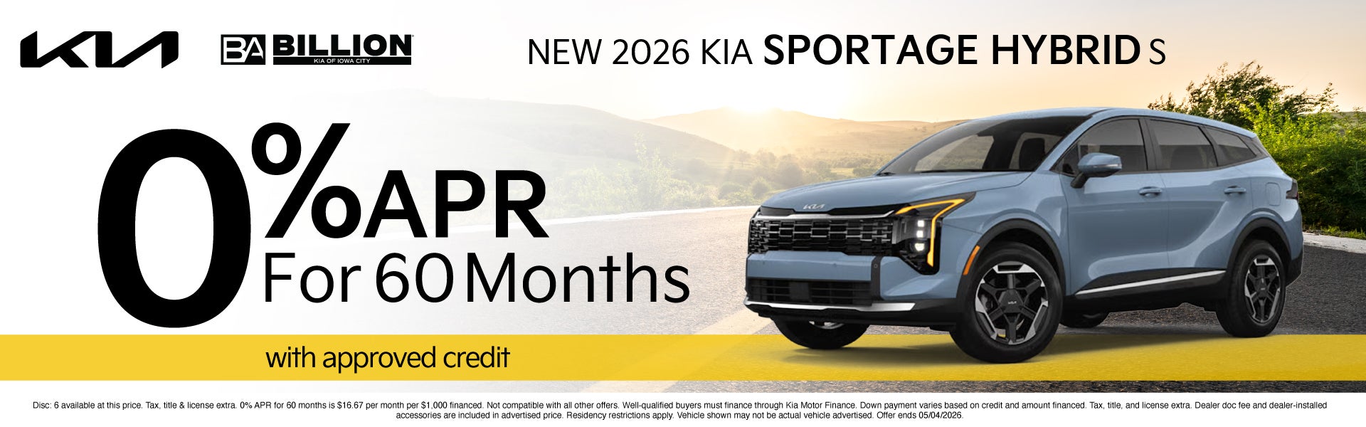 KIA OFFER