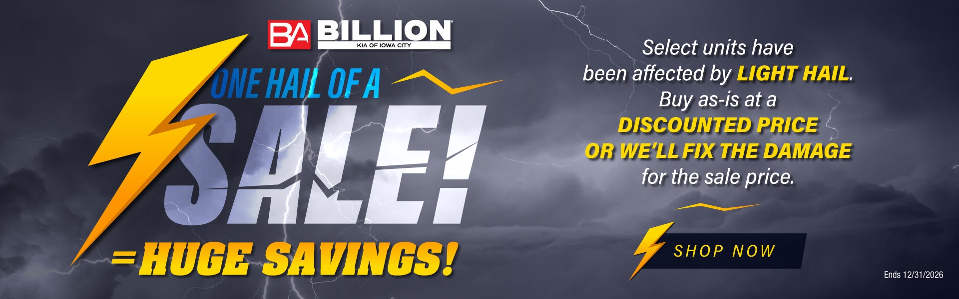 HAIL SALE